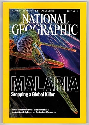 The National Geographic Magazine / July, 2007. Raging Malaria; Iceman Murder Mystery; Birds Gone ...