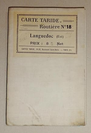 Carte Taride, Routiere No. 19; Languedoc (Ouest) Causses
