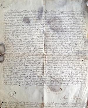CARTA DE PADRÃO DE D. JOÃO V - ASSINATURA RÉGIA - 1731.