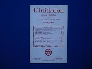 L'Initiation. Cahiers de documentation Esotérique Traditionnelle