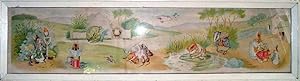 Large Original Print: "Peter Rabbit and His Friends From Designs by Beatrix Potter"