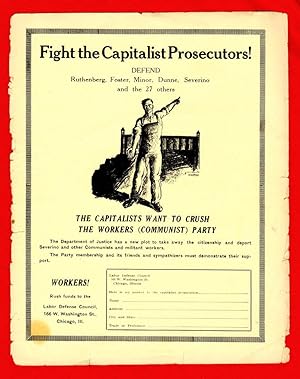 Fight the Capitalist Prosecutors ! (ephemera from The Workers Monthly, March, 1925) / Bridgman Co...