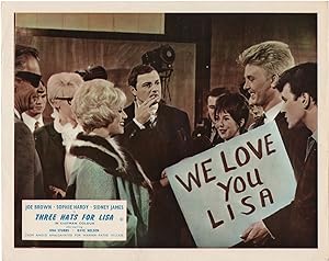 Three Hats for Lisa (Original British front-of-house card from the 1966 film)