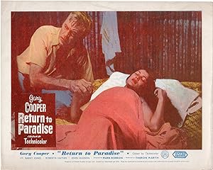 Return to Paradise (Original British front-of-house card from the 1953 film)