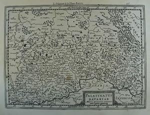 Palatinatus Bavariae. Le Palatinat de la Haute Baviere. Kupferstich-Karte v. Petrus Kaerius nach ...