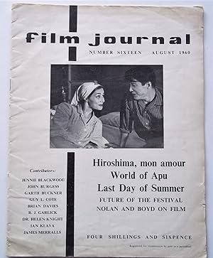 Film Journal #16 (August 1960) Magazine