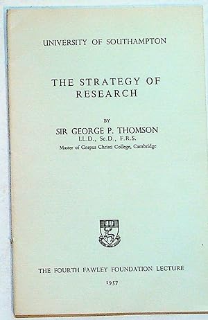 The Strategy of Research