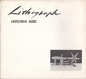 Lithograph Hiroshi Abe Catalogue d'exposition Axis Gallery à Tokyo en 1984