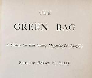 The green bag. A useless but entertaining magazine for lawyers