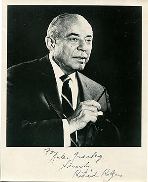 Richard Rodgers Signed Photograph