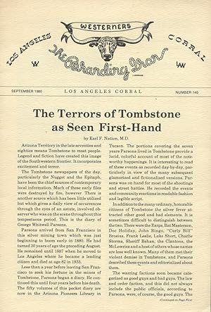 THE BRANDING IRON : The Westerners : Los Angeles Corral, September 1980, Number 140