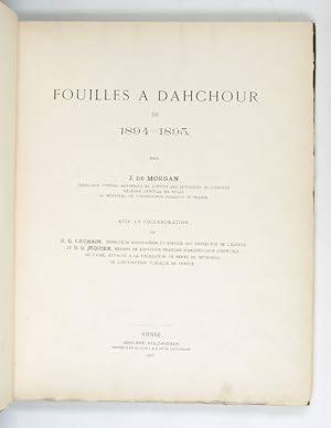 Fouilles a Dahchour en 1894-1895.