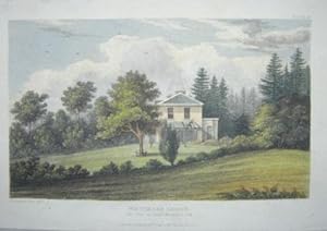 Original Single Hand Coloured Aquatint engraving from the Repository of Arts and Ackermann's Seat...