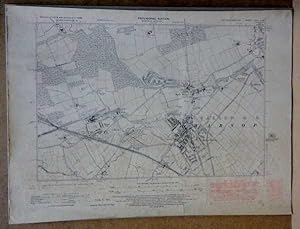 Original Printed Map, Provisional Edition Ordinance Survey, OS MAP of Nottinghamshire, Sheet XVII...