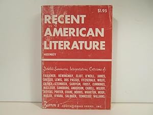 Recent American Literature