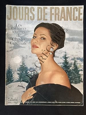 JOURS DE FRANCE-N°435-16 MARS 1963-CLAUDIA CARDINALE