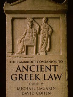 THE CAMBRIDGE COMPANION TO ANCIENT GREEK LAW.