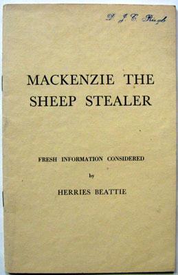 Mackenzie the Sheep Stealer. Fresh Information Considered