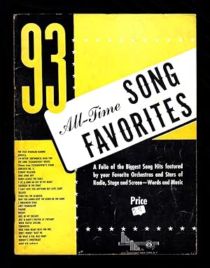 93 All-Time Song Favorites music from the Thirties