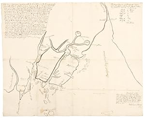 [Manuscript map of the "Waldo Patent" principally depicting the land between the Muscongus River ...