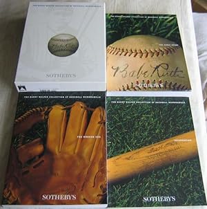 Barry Halper Collection of Baseball Memorabilia --3 Volume Boxed Set - (with Paper Program Auctio...