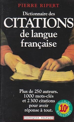 Dictionnaire des citations de langue française
