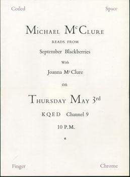Michael McClure reads from September Blackberries with Joanna McClure.