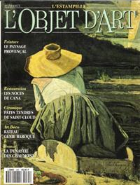 L'Estampille / L'Objet d'Art n° 265 . Janvier 1993 : Le Paysage Provençal - Les Noces De Cana - P...