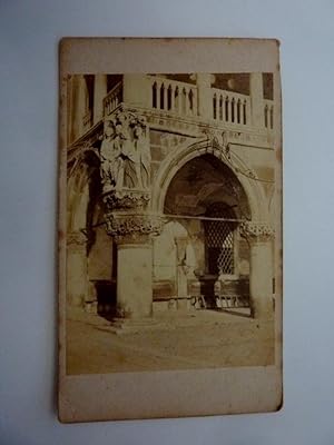 Fotografia all'Albumina "VENEZIA - PALAZZO DUCALE" 1870 circa
