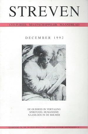 Streven - cultuur maatschappelijk maandblad - 1992 december
