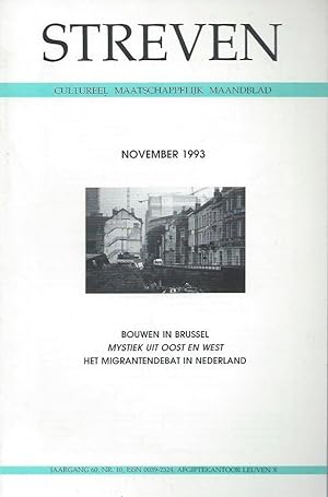 Streven - cultuur maatschappelijk maandblad - 1993 november