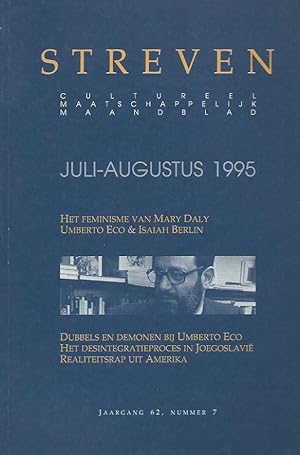 Streven - cultuur maatschappelijk maandblad - 1995 juli-aug.