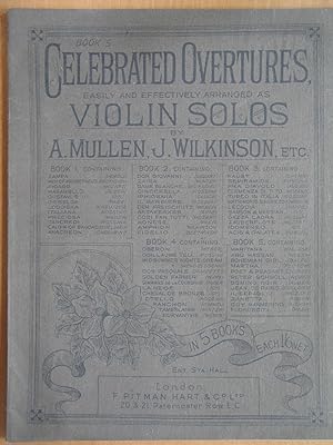 Book 5 - Celebrated Overtures Easily and Effectively Arranged as Violin Solos