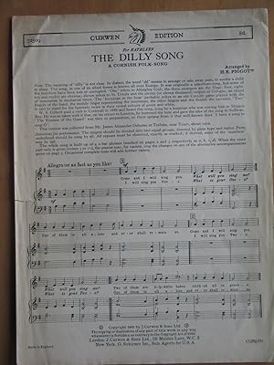 The Dilly Song - a Cornish Folk-song