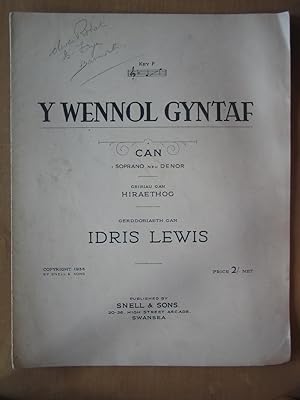 Y Wennol Gyntaf - for Soprano and Tenor