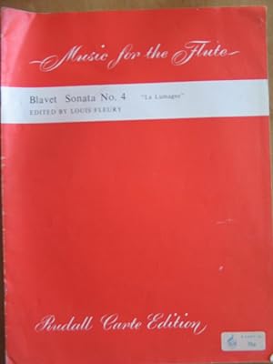 Music for the Flute - Blavet Sonata No.4 La Lumagne