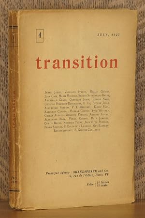 TRANSITION, NO. 4, JULY, 1927
