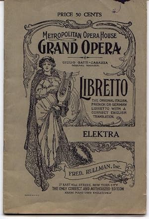 Elektra - Tragic Opera In One Act