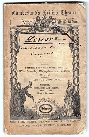 Cumberland's British Theatre. She Stoops to Conquer. Printed from the Acting Copy with Remarks, B...