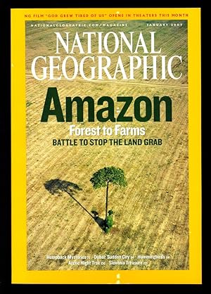 The National Geographic Magazine / January, 2007. Farming the Amazon; Hidden Lives of Humpbacks; ...