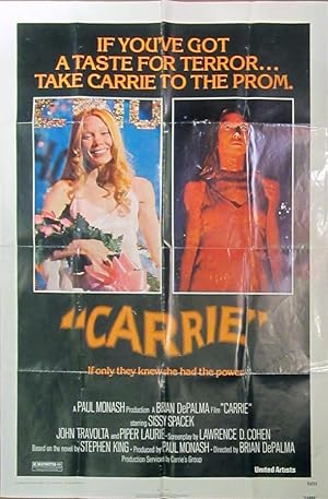 Carrie - Original Folded One Sheet Movie Poster(1976"