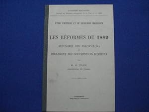 Les Réformes de 1889. Autonomie des Fokon'olona et Règlement des Gouverneurs d'Imerina
