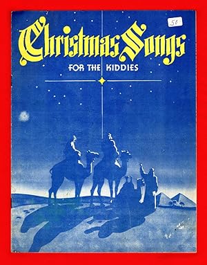 Christmas Songs For the Kiddies / 1950's Vintage Sheet Music and Lyrics. Christmas Ephemera.