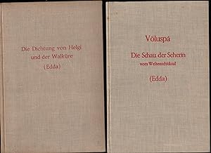 Die Lieder des Codex regius (Edda) und verwandte Denkmäler. Band I : Mythische Dichtung. Erster T...