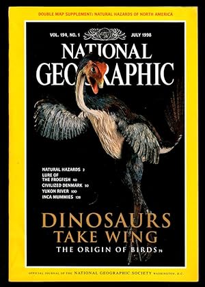 The National Geographic Magazine /July, 1998. With Double Map supplement, "Natural Hazards of Nor...