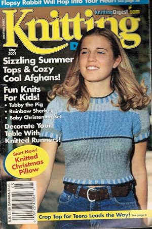 Knitting Digest May 2001 : Sizzing Summer Tops & Cozy Cool Afghans, Volume 23