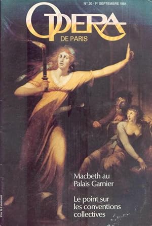 OPERA DE PARIS N°20 - 1er Septembre 1984
