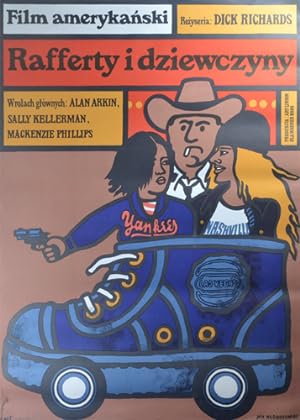 Rafferty i dziewczyny [Rafferty and the Gold Dust Twins] (Original Polish poster for the 1975 film)