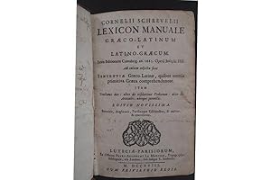Lexicon Manuale graeco - latinum et latino - graecum