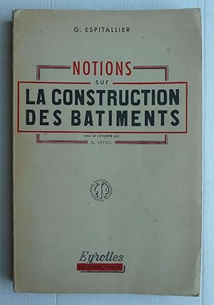 Notions Sur La Construction Des Batiments